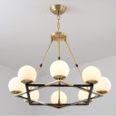 Loft Industry Modern - Cross Triangle Chandelier